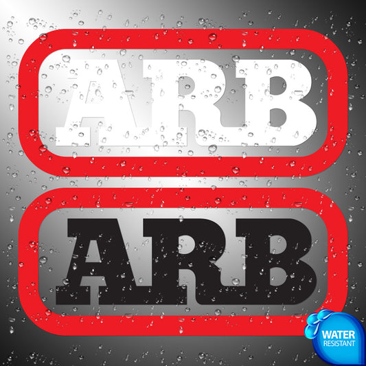 ARB Sticker Decals (die cut not printed) dual colors