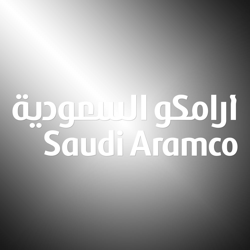 Saudi Aramco Sticker Decals (die cut not printed)