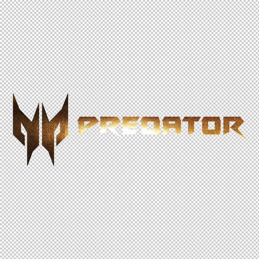 Acer Predator Sticker Decals (die cut not printed)