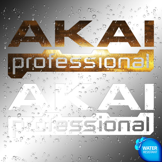 Akai Professional Sticker Decals (die cut not printed)