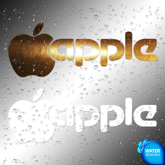 Apple Classic Sticker Decals (die cut not printed)