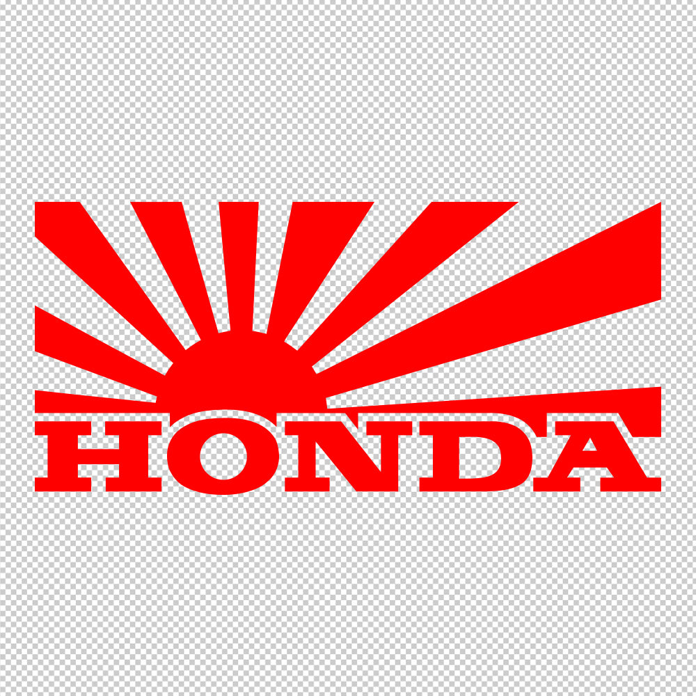 Honda Japan Rising Sun Sticker Decals (die cut not printed) – StickerHub